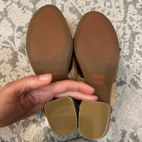 NWOT Tom’s sandal size 6 cognac - Picture 4 of 6
